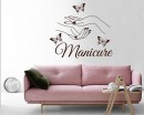Beauty Salon Manicure Decal